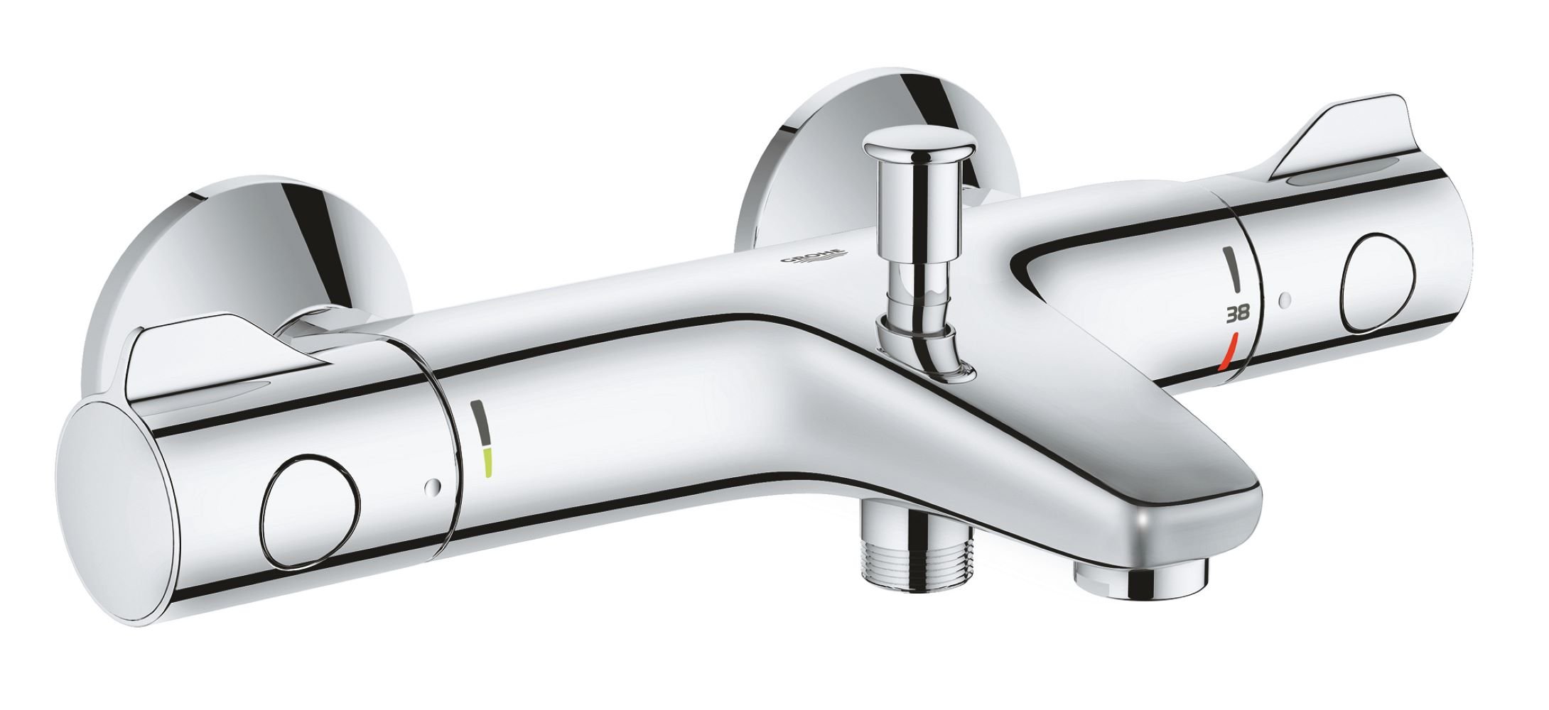 Grohe Grohtherm 800 kád és zuhany csaptelep fali igen króm 34567000