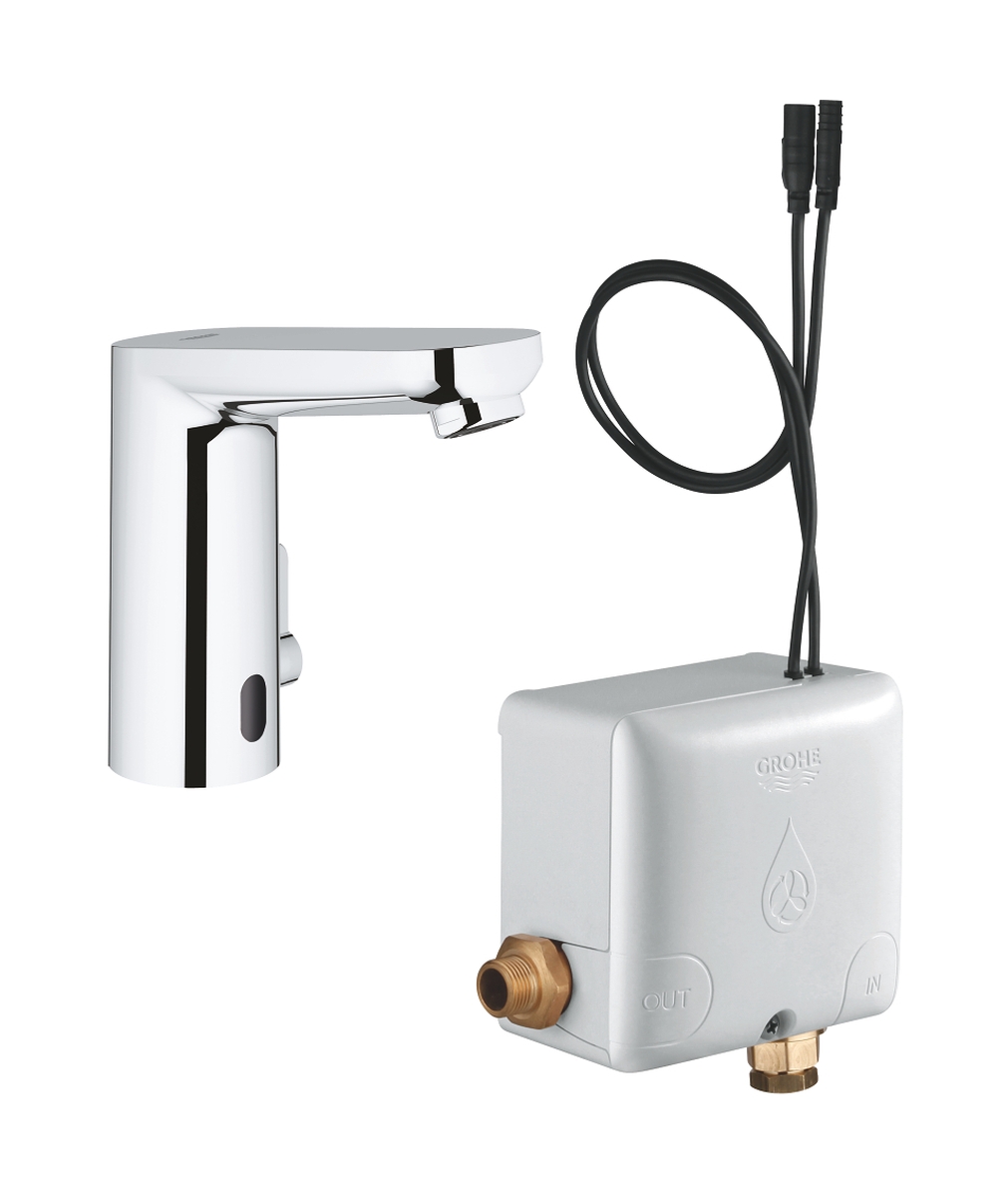 Grohe Eurosmart Cosmopolitan mosdócsaptelep álló elektronikus StarLight Chrome 36386001