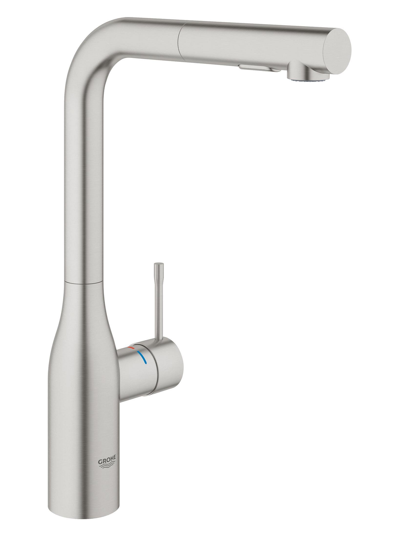 Grohe Essence konyhai csaptelep álló rozsdamentes acél 30270DC0