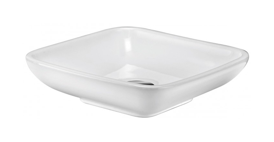 Kludi Plus umywalka 32,5x32,5 cm nablatowa biała 49W0343