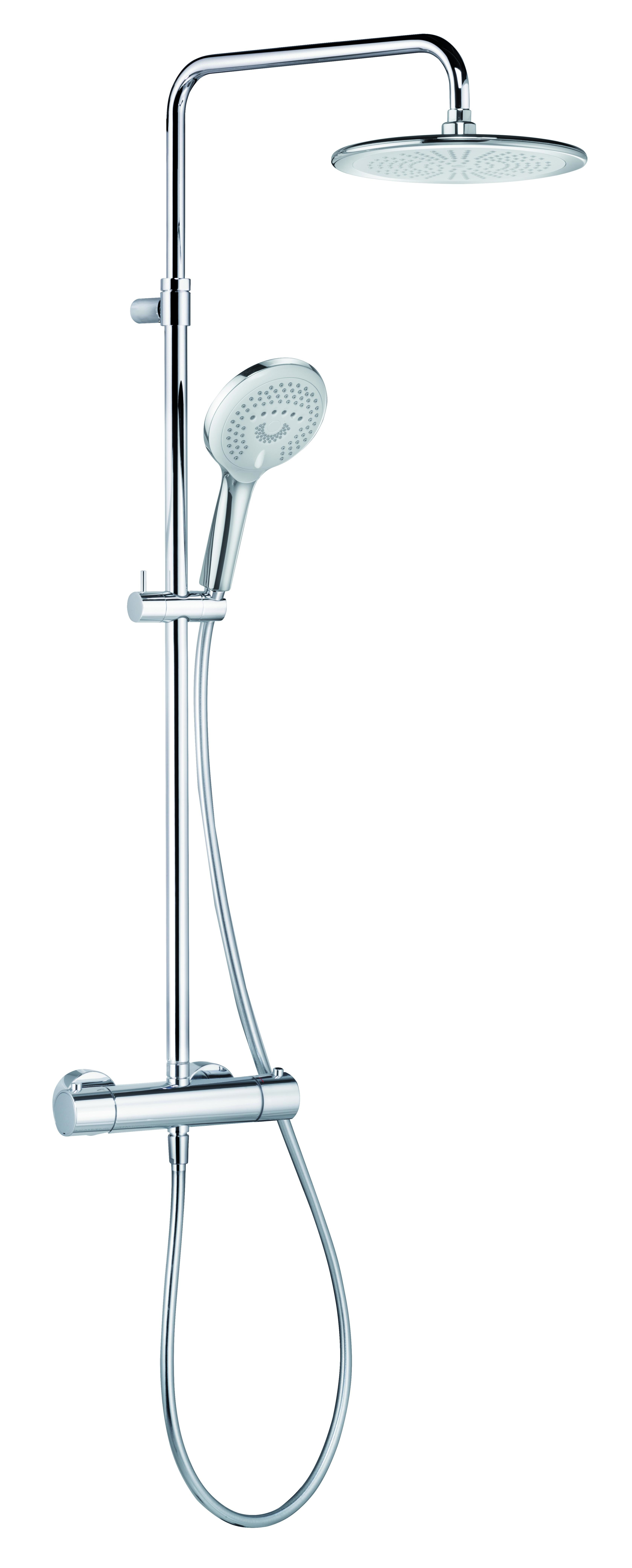 Kludi Dual Shower System zuhany készlet fal termosztáttal króm 6709205-00