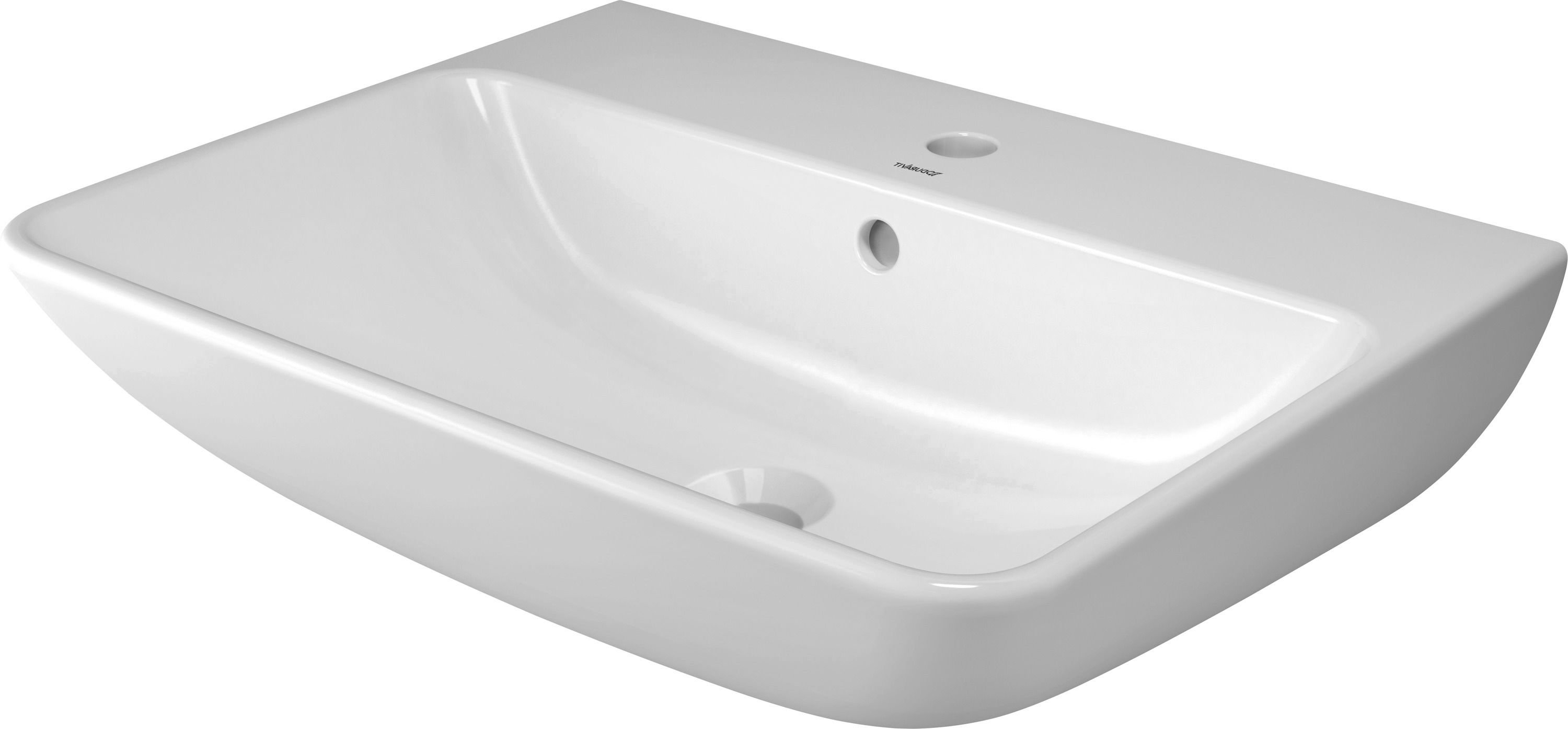 Duravit ME by Starck mosdótál 60x46 cm négyszögletes klasszikus fehér 2335600000