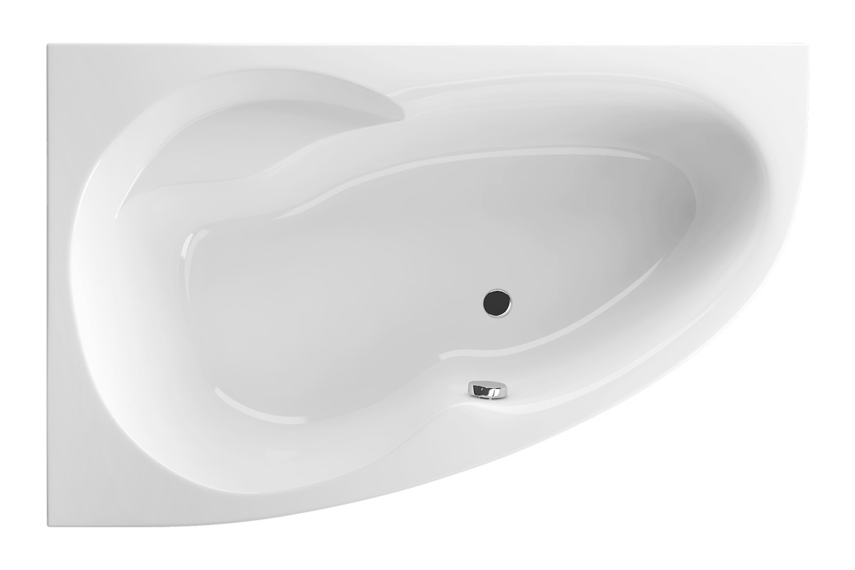 Excellent Newa Plus sarokkád 150x95 cm baloldali fehér WAEX.NEL15WH