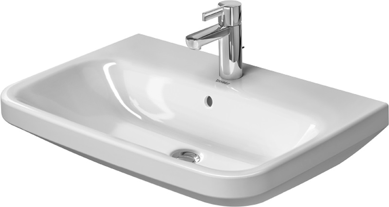 Duravit DuraStyle mosdótál 65x44 cm négyszögletes klasszikus fehér 2319650000