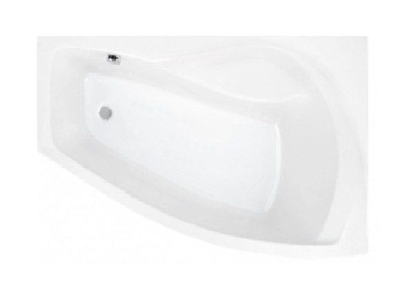 Roca Nicole sarokkád 150x90 cm jobboldali fehér A24T145000