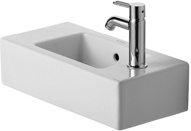 Duravit Vero mosdótál 50x25 cm négyszögletes beépíthető fehér 07035000001