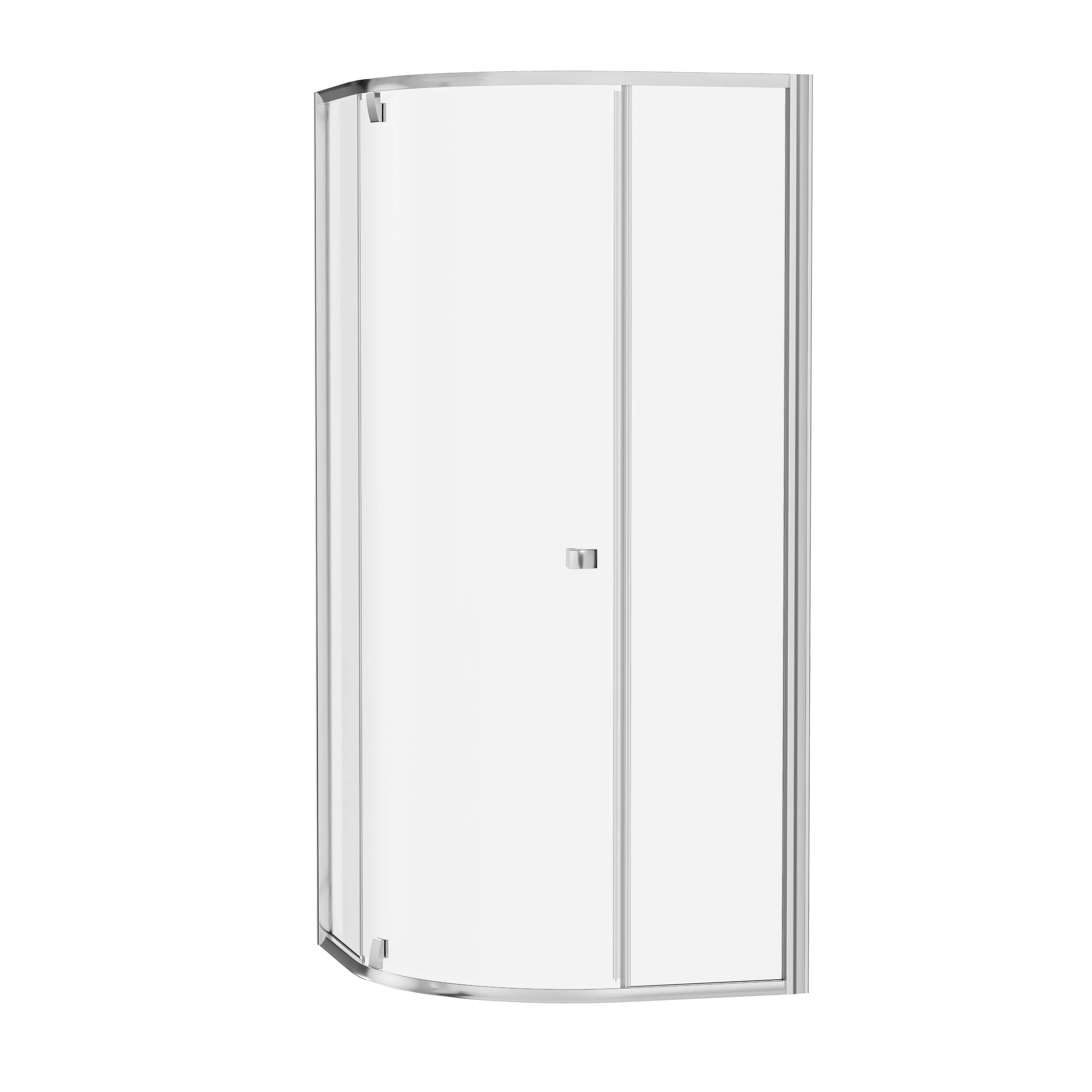 Ravak Pivot zuhanykabin 80x80 cm félkör alakú króm fényes/átlátszó üveg 37644C00Z1