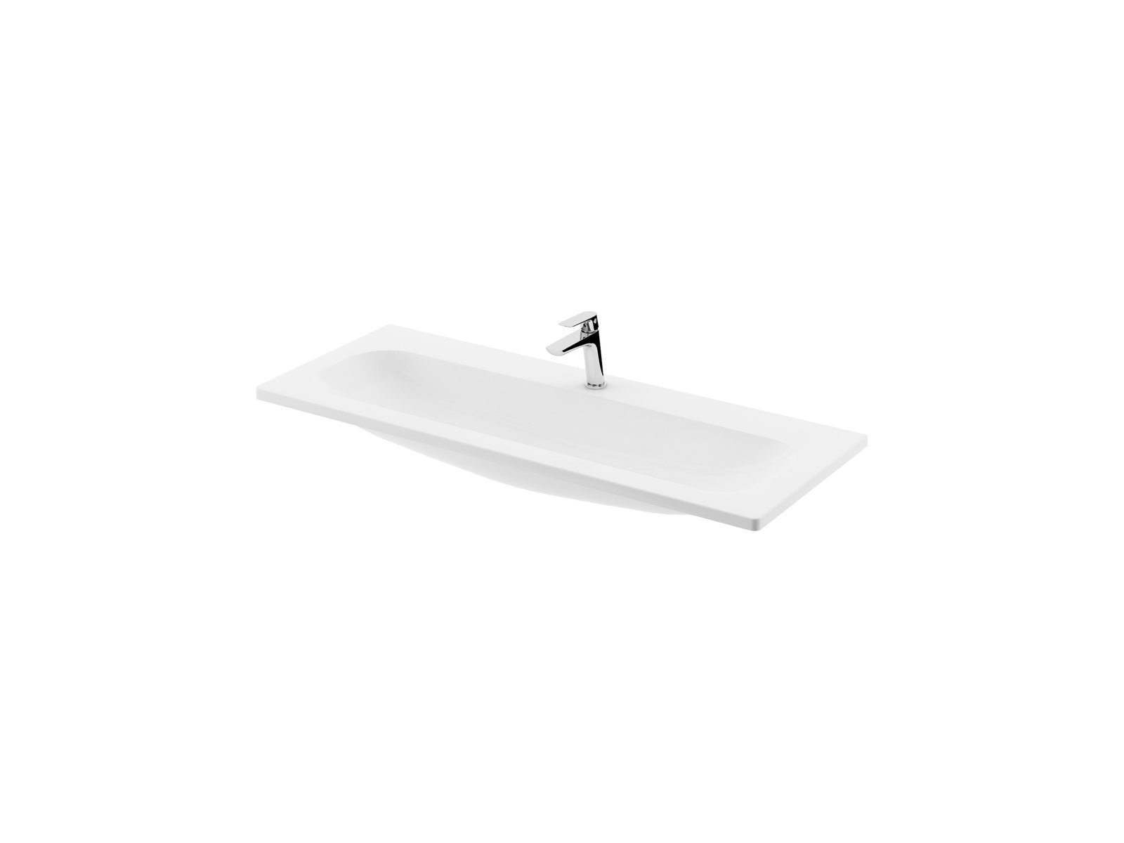 Ravak Clear mosdótál 80x38 cm négyszögletes beépíthető fehér XJJ01180000