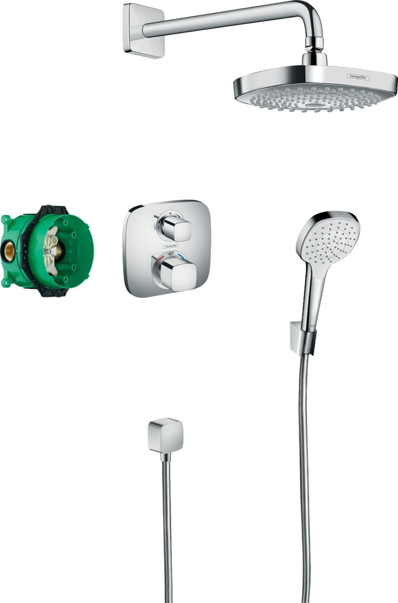 Hansgrohe Croma zuhany készlet beépített termosztáttal króm 27294000