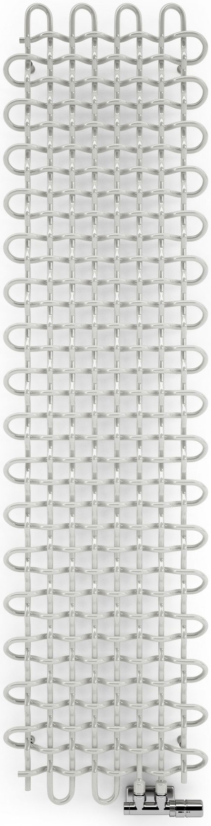 Terma PLC fürdőszoba radiátor dekoratív 160x46.3 cm fehér WGPLV160046K916ZX