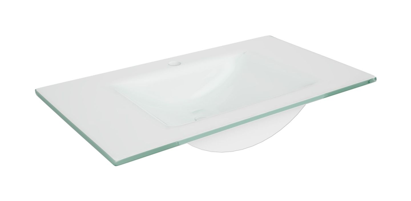 Defra Puro mosdótál 80x46 cm négyszögletes beépíthető fehér 3074