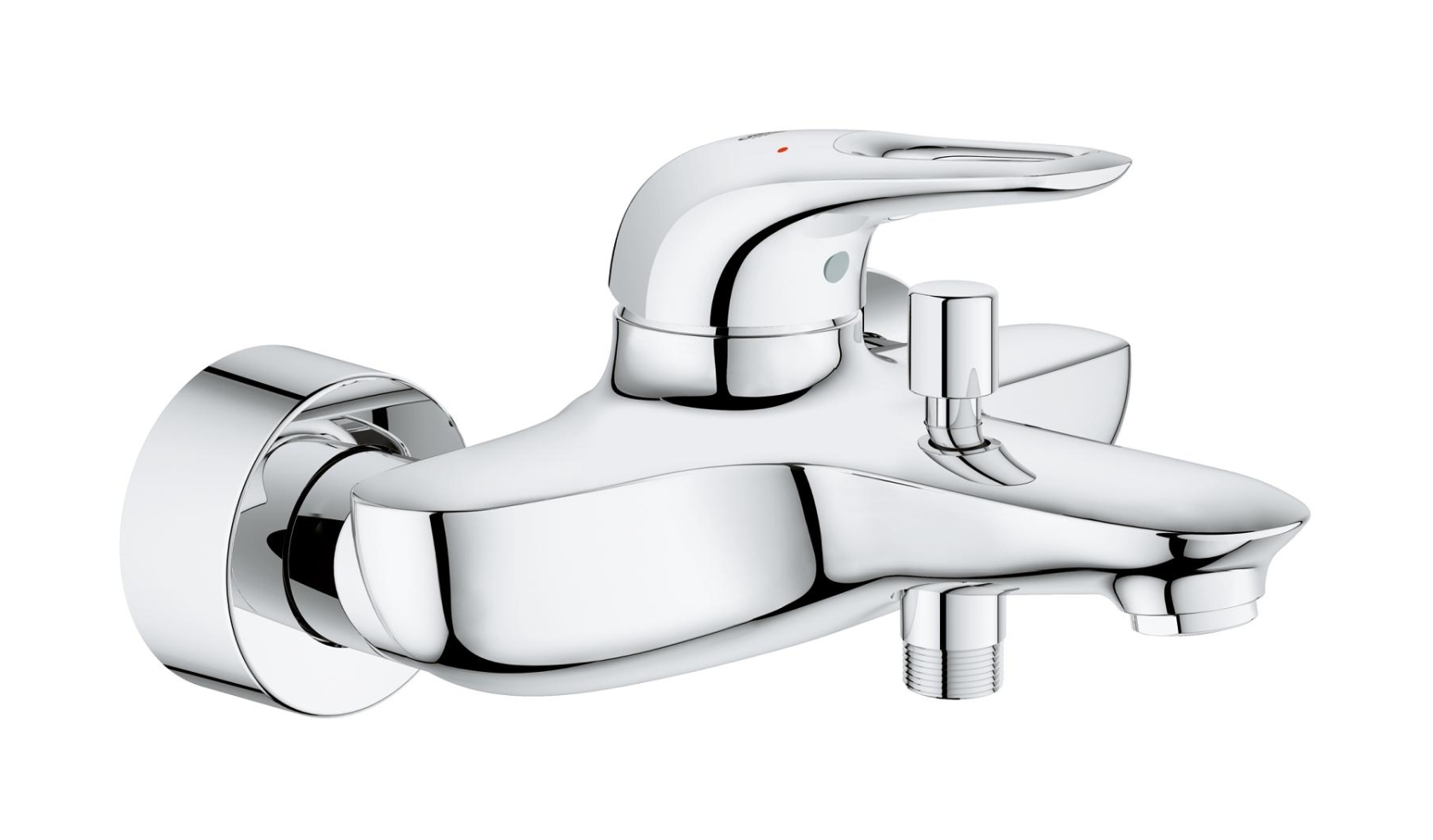 Grohe Eurostyle kád és zuhany csaptelep fali StarLight Chrome 33591003