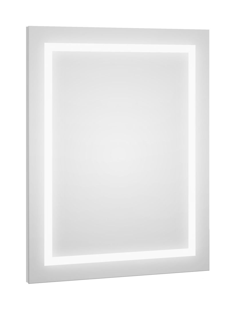Defra Dot tükör 80x60 cm négyszögletes világítással fehér 217-L-06001