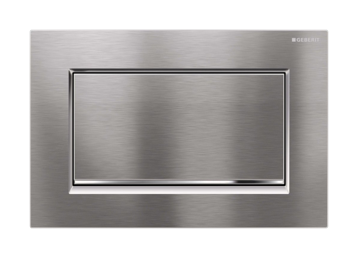Geberit Sigma10 1M öblítő gomb WC-hez fényezett króm-matt króm 115.893.KX.1
