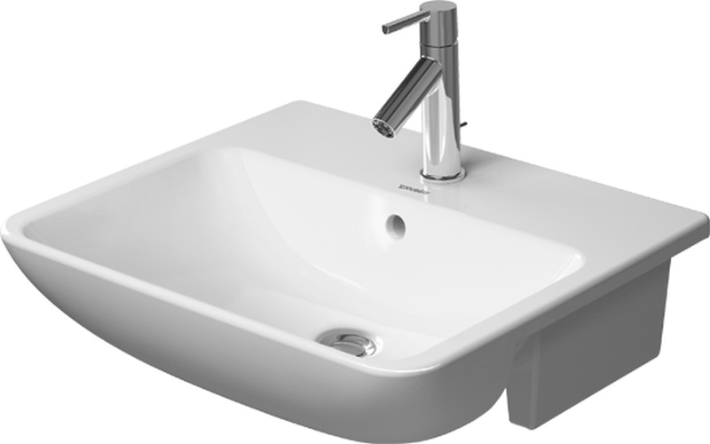 Duravit ME by Starck mosdótál 55x45.5 cm félkör alakú fehér 378550000