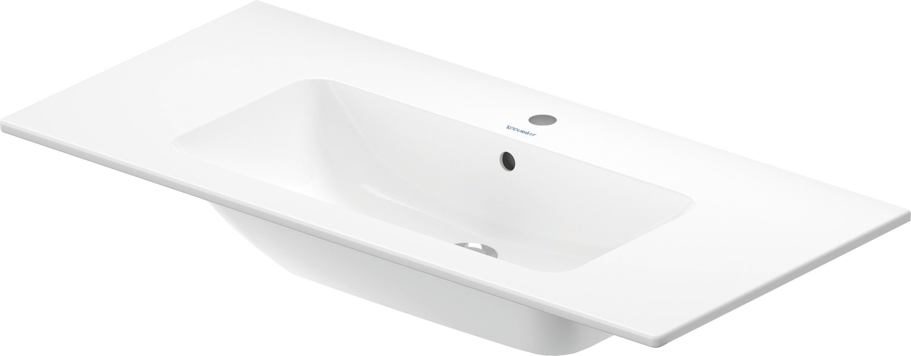 Duravit ME by Starck mosdótál 103x49 cm négyszögletes klasszikus-beépíthető-pulttal együtt fehér 23361000001