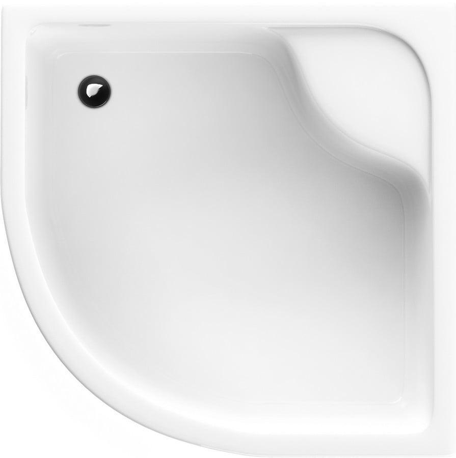 Schedpol Doris félkör alakú zuhanytálca 90x90 cm fehér 3.223