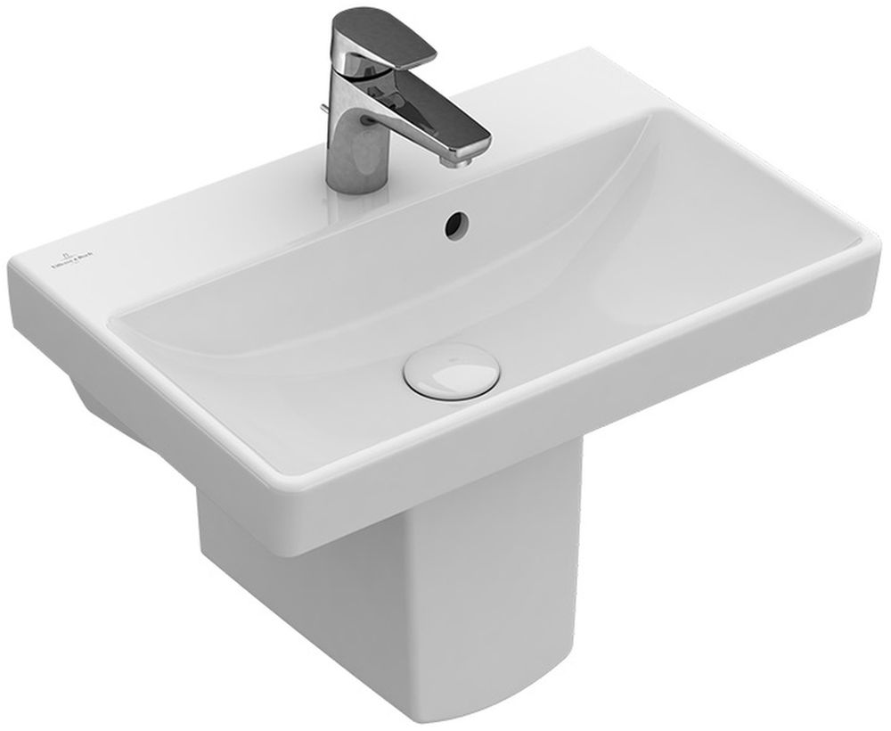 Villeroy & Boch Avento mosdótál 55x37 cm négyszögletes klasszikus-beépíthető fehér 4A005501