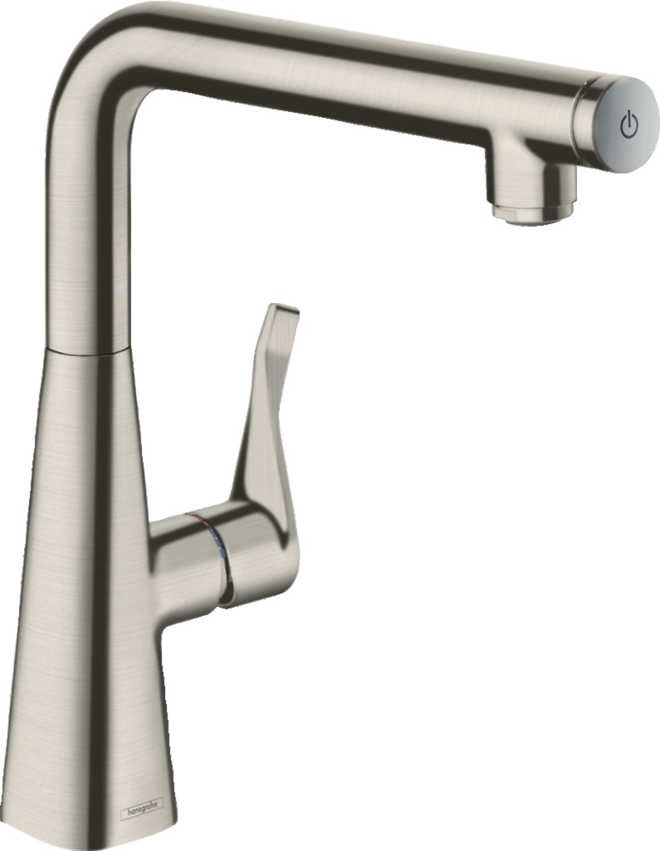 Hansgrohe Metris Select M71 konyhai csaptelep álló rozsdamentes acél 14847800