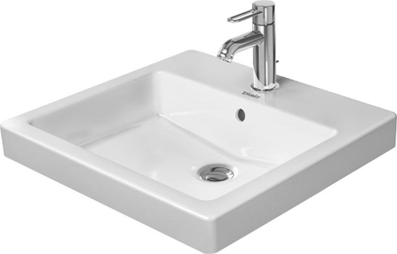 Duravit Vero mosdótál 50x46.5 cm négyszögletes süllyesztett fehér 0315500000