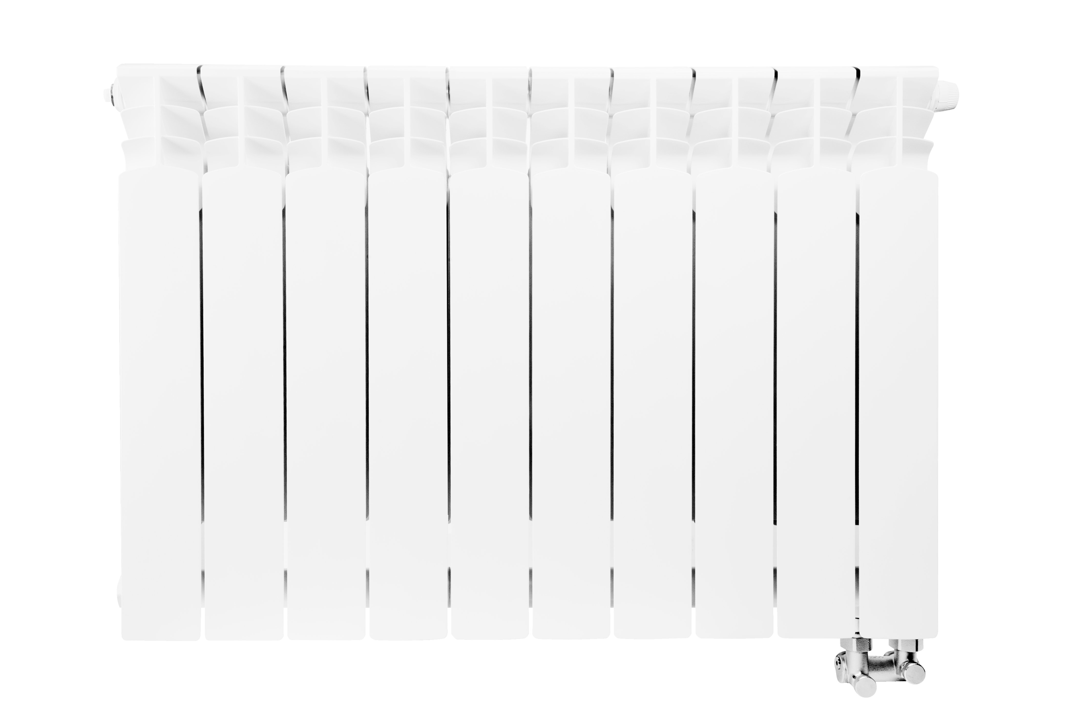 KFA Armatura G500F szobai radiátor 57.2x80.5 cm podłączenie alsó fehér 789-101-44
