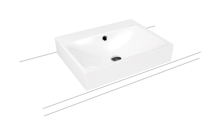 Kaldewei Silenio mosdótál 60x46 cm négyszögletes mosdótálak fehér 904106013001