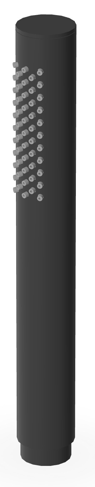 Zucchetti zuhanyfej fekete Z94177.N6