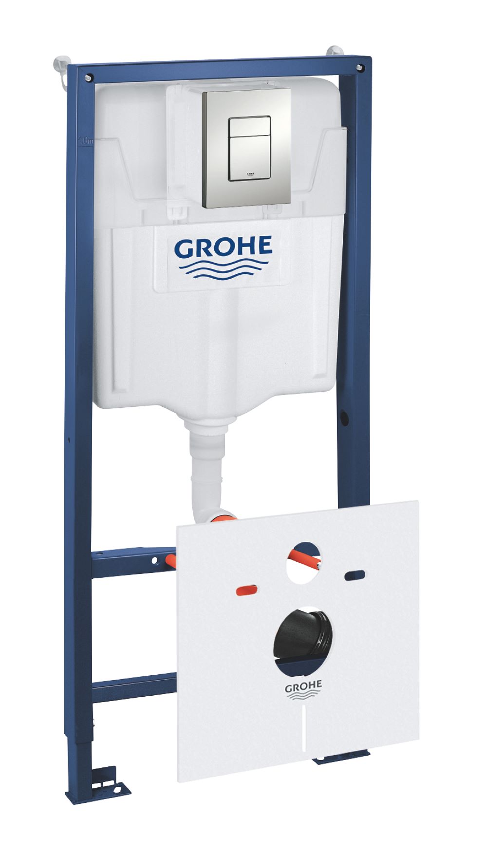 Grohe Rapid SL falsík alatti keret öblítőgombbal függő csészéhez 39449000