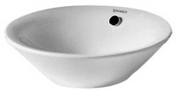 Duravit Starck 1 mosdótál 33x33 cm kerek mosdótálak fehér 04083300001