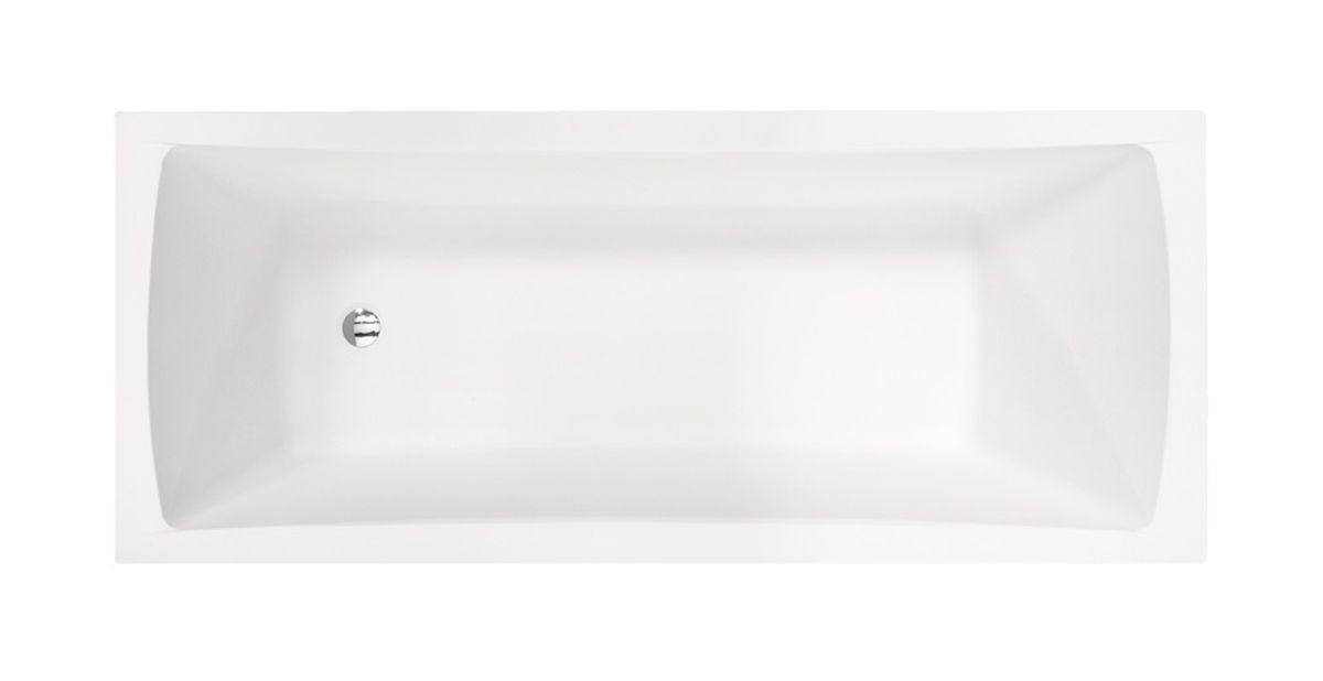 Besco Optima egyenes kád 150x70 cm fehér #WAO-150-PK