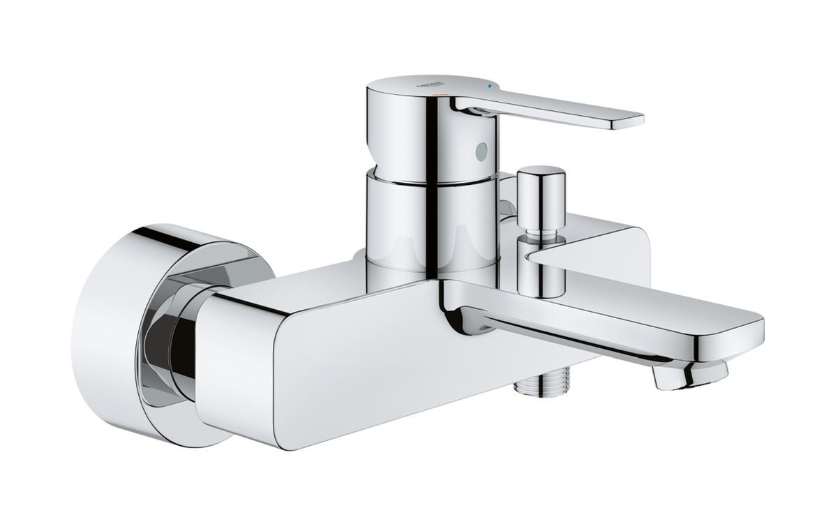 Grohe Lineare kád és zuhany csaptelep fali StarLight Chrome 33849001