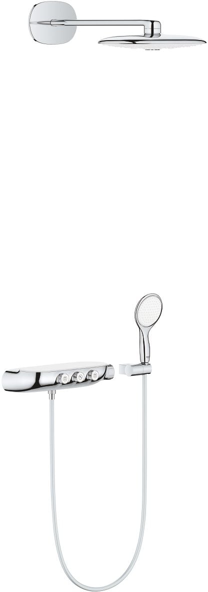 Grohe Rainshower zuhany készlet beépített termosztáttal trópusi zuhany opcióval StarLight Chrome 26443LS0
