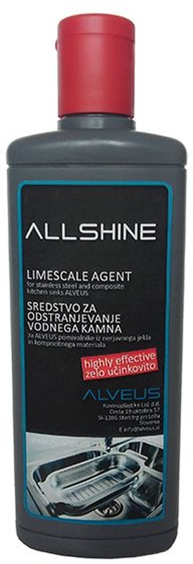 Alveus Allshine tisztítószer acél mosdókagylókhoz és wc-khez 250 ml 1083829