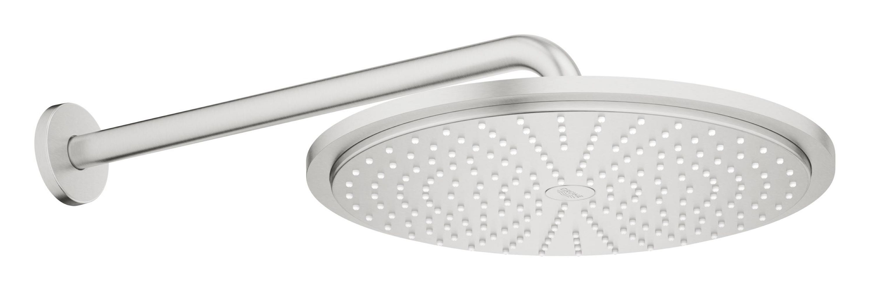 Grohe Rainshower fejzuhany 31x31 cm kerek SuperSteel 26066DC0