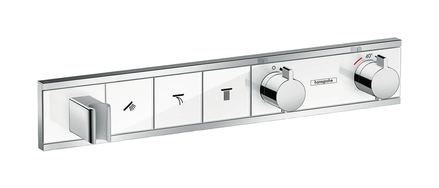 Hansgrohe RainSelect kád és zuhany csaptelep süllyesztett igen króm-fehér 15356400