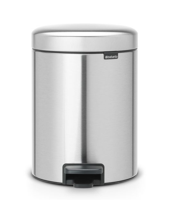 Brabantia NewIcon szemeteskosár 5 l acél-fekete 112102