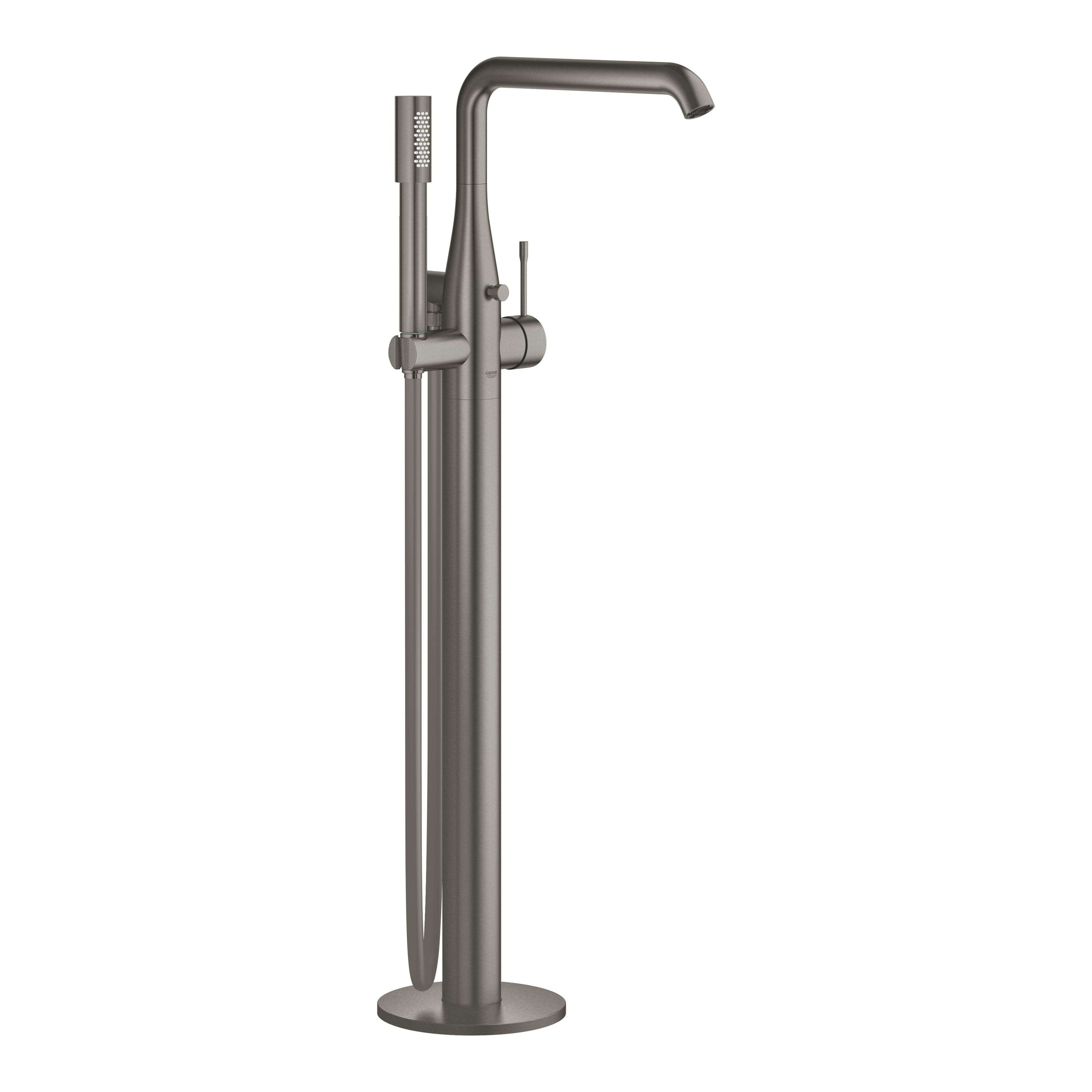 Grohe Essence kád és zuhany csaptelep térben álló Brushed Hard Graphite 23491AL1