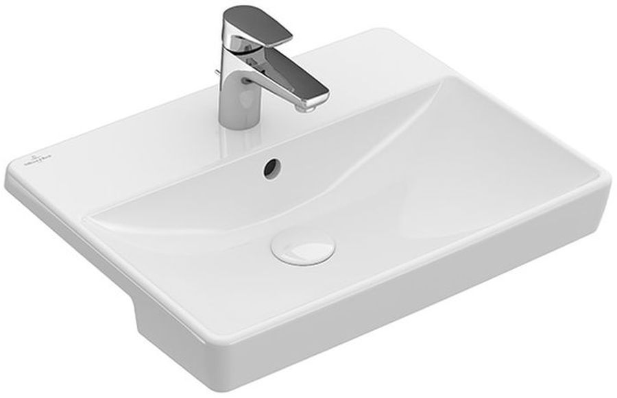 Villeroy & Boch Avento mosdótál 55x44 cm négyszögletes fehér 4A065501