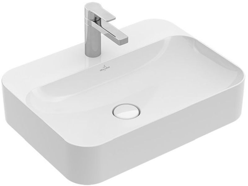 Villeroy & Boch Finion mosdótál 60x44.5 cm négyszögletes mosdótálak fehér 414261R1