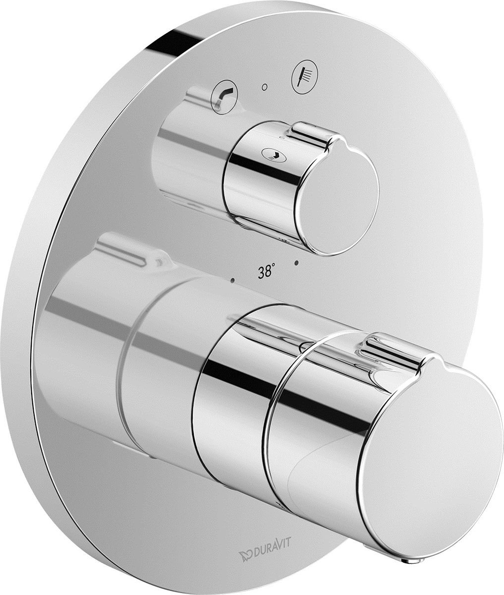 Duravit C.1 kád és zuhany csaptelep süllyesztett z termosztáttal króm C15200014010