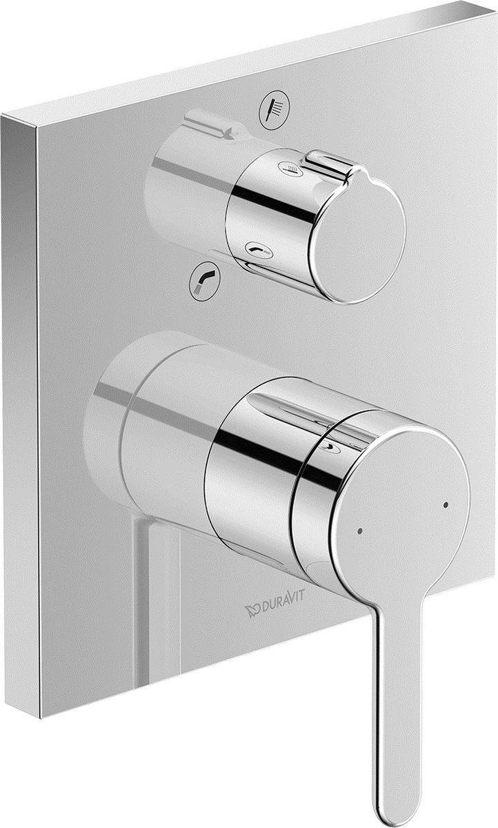 Duravit C.1 kád és zuhany csaptelep süllyesztett króm C15210017010