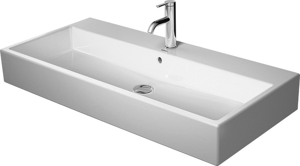 Duravit Vero Air mosdótál 100x47 cm négyszögletes klasszikus-beépíthető fehér 2350100027