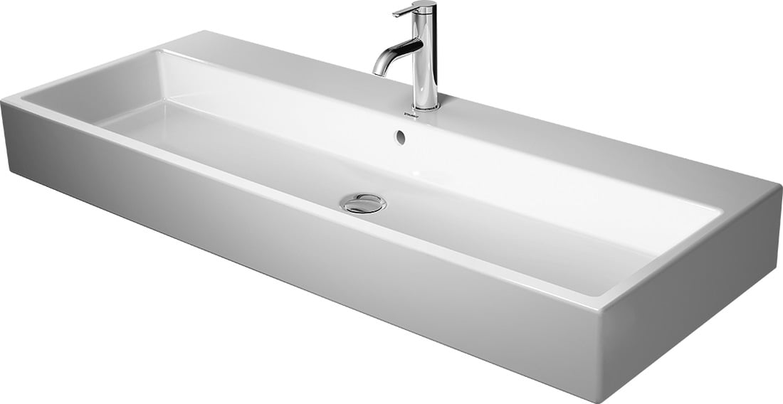 Duravit Vero Air mosdótál 120x47 cm négyszögletes klasszikus-beépíthető fehér 2350120071