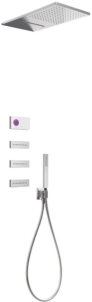 Tres Shower Technology zuhany készlet beépített termosztáttal Igen króm-fehér 092.864.08