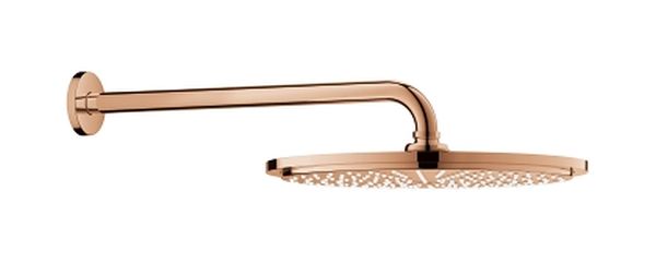 Grohe Rainshower fejzuhany karral 31x31 cm kerek Warm Sunset 26066DA0
