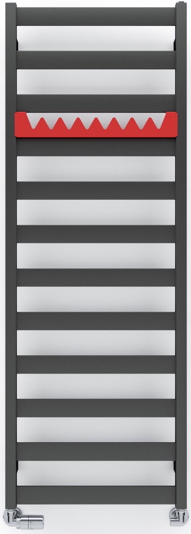 Terma Vivo fürdőszoba radiátor íves 115x40 cm fehér WGVOV115040K916SX