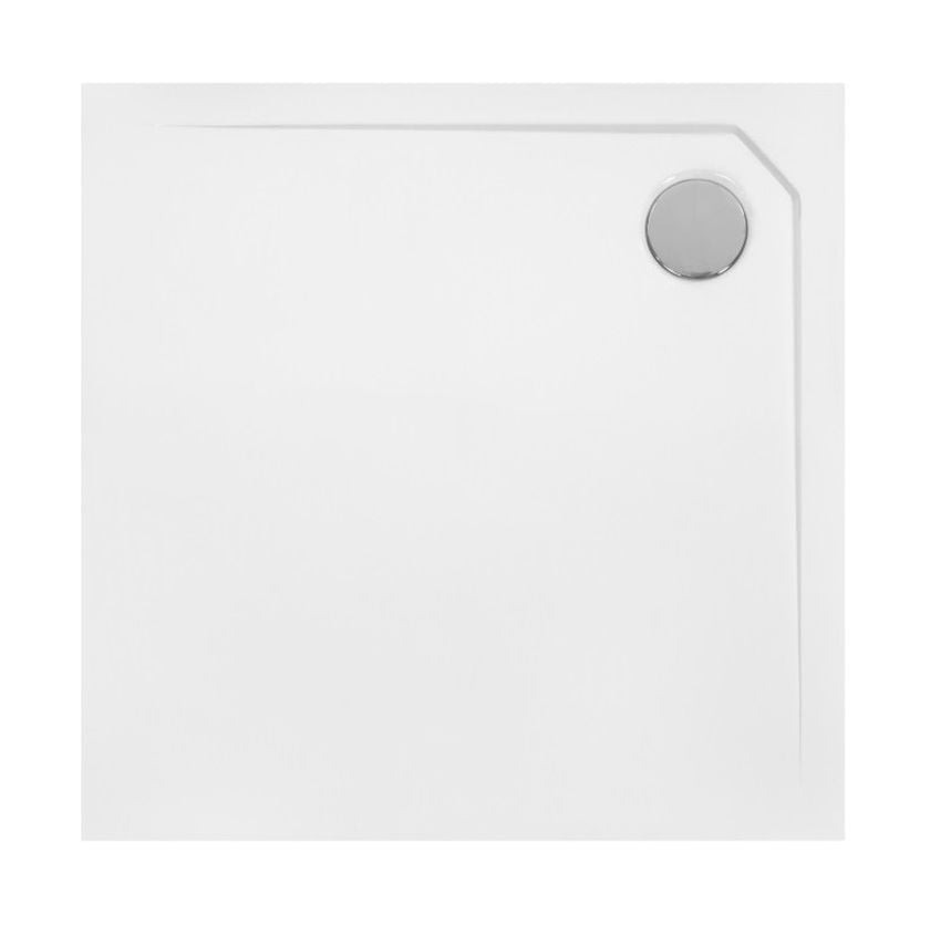 Besco Acro Ultraslim négyzet alakú zuhanytálca 90x90 cm fehér BMAC-90