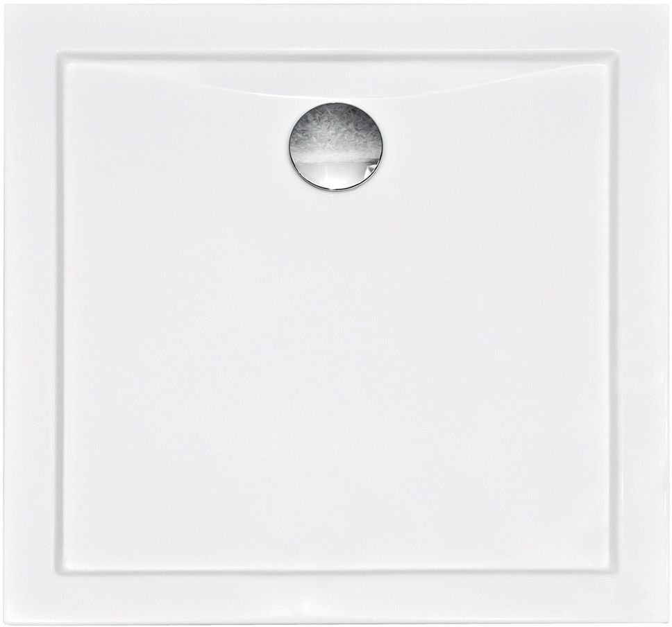 Besco Aquarius Slimline négyzet alakú zuhanytálca 90x90 cm fehér BAA-90-K