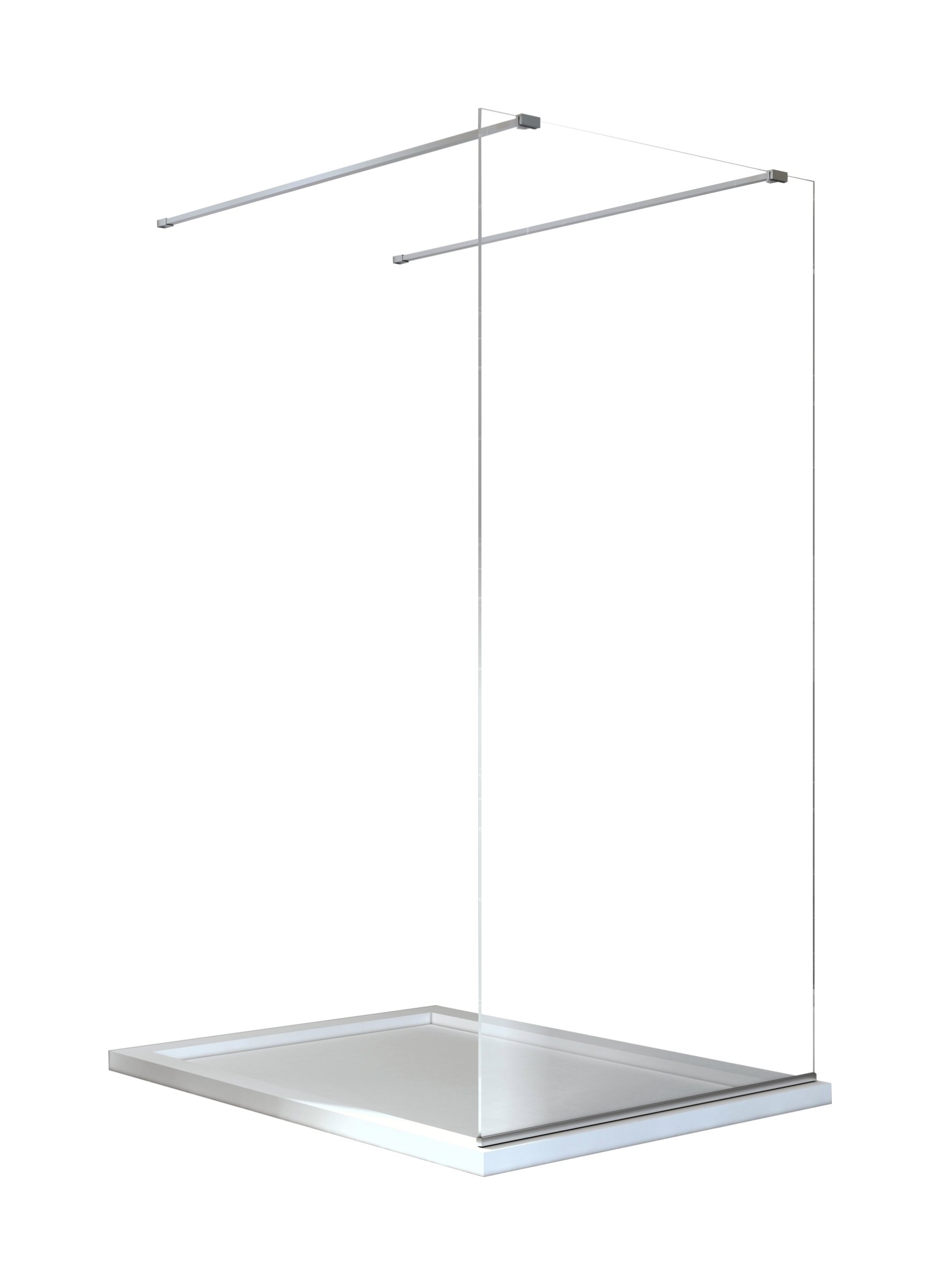 Besco Aveo zuhanyfal 90 cm króm fényes/átlátszó üveg AVD-90-195C