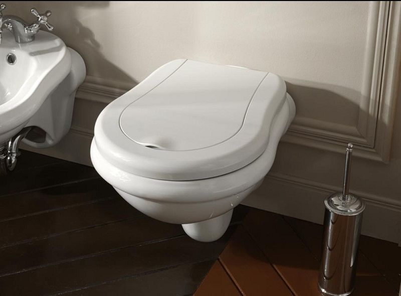 Kerasan Retro wc csésze függesztett fekete 101504